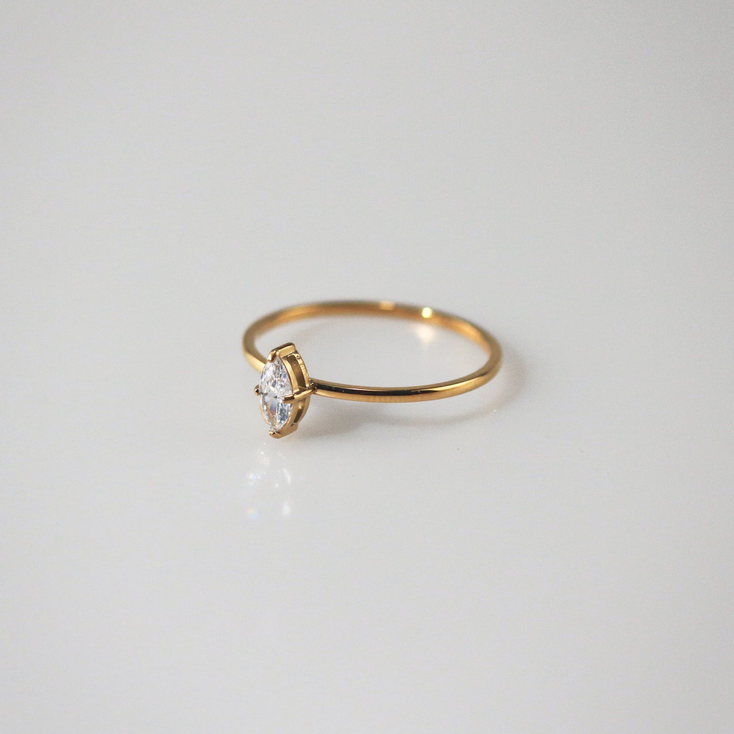 Marquise Cut Solitaire Ring