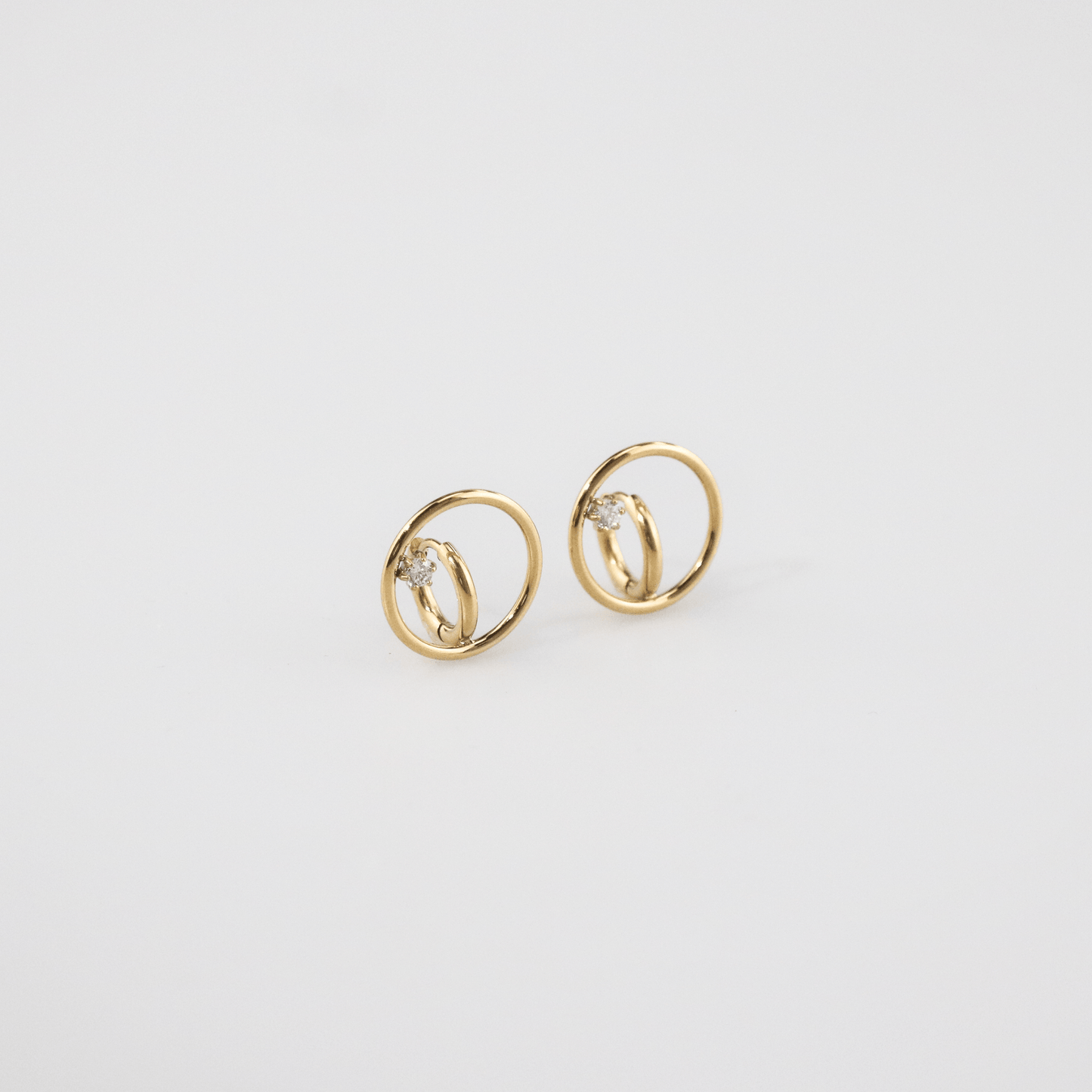 Starlit Whisper Huggie-Earrings