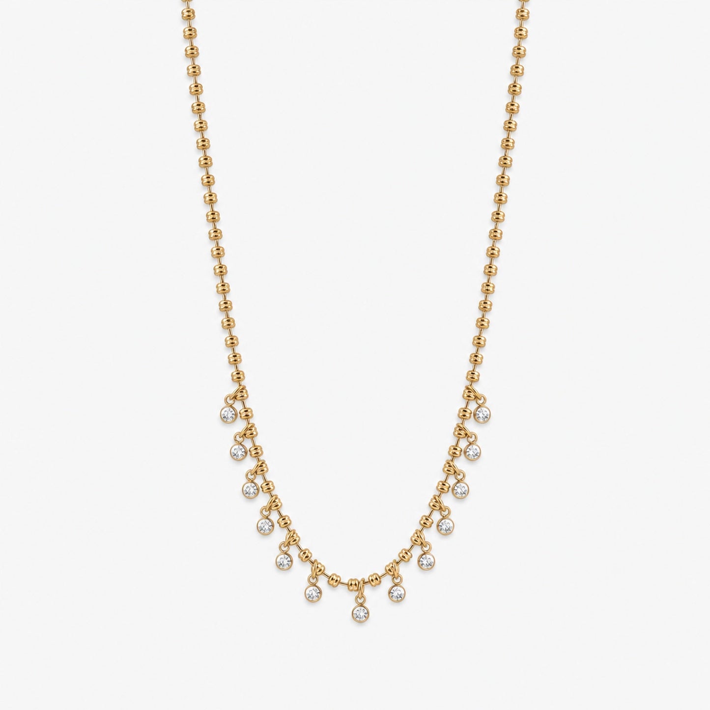Crystal Fringe Necklace