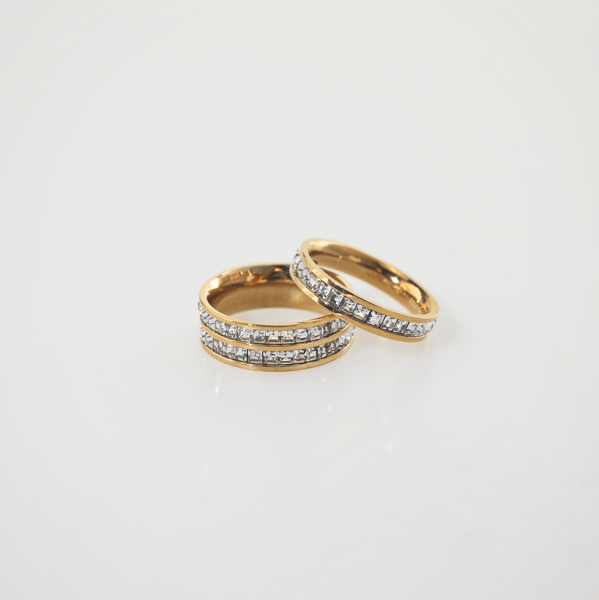 cz band ring