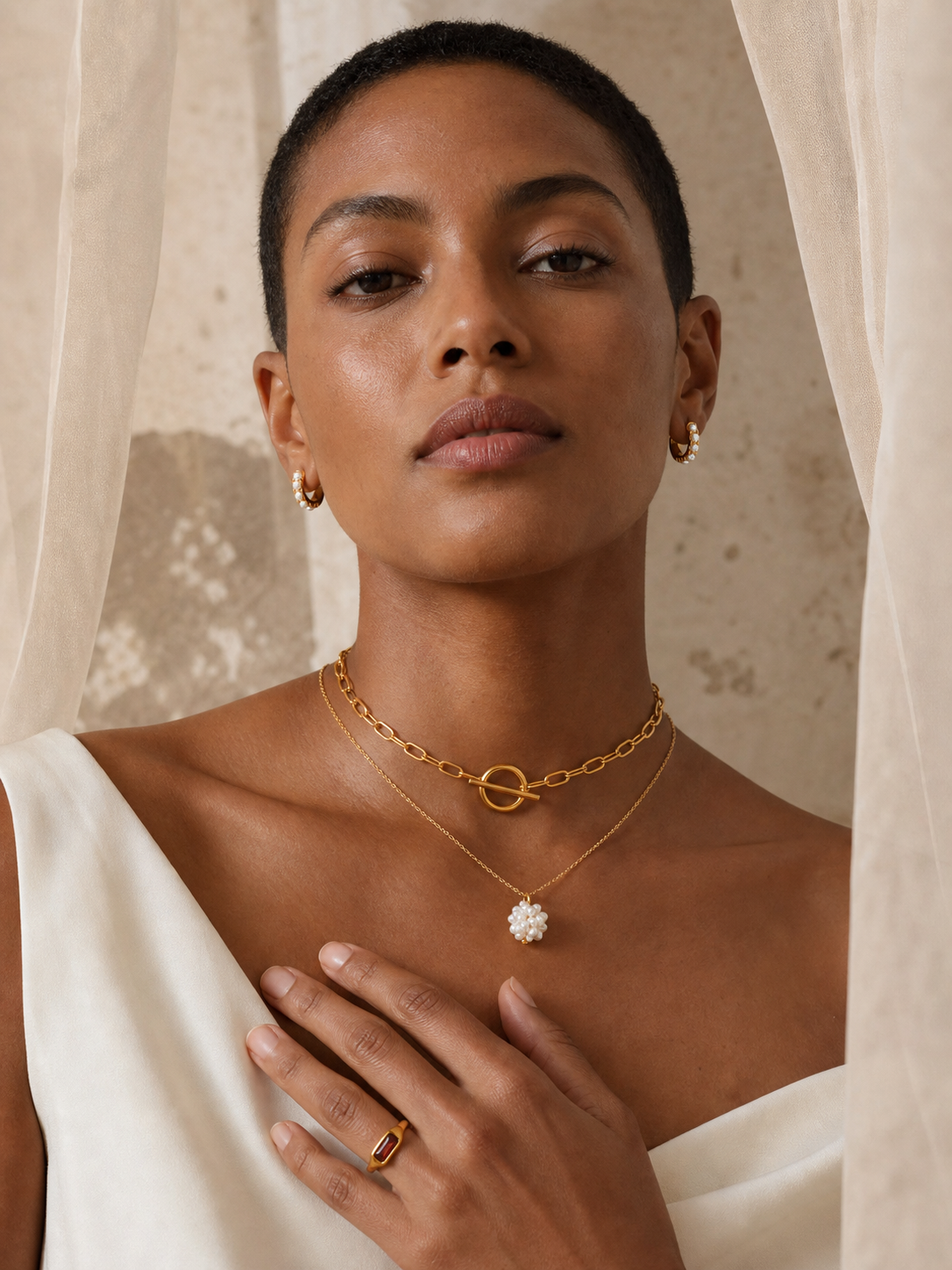 Gallery Hour Set jewelry set — worn