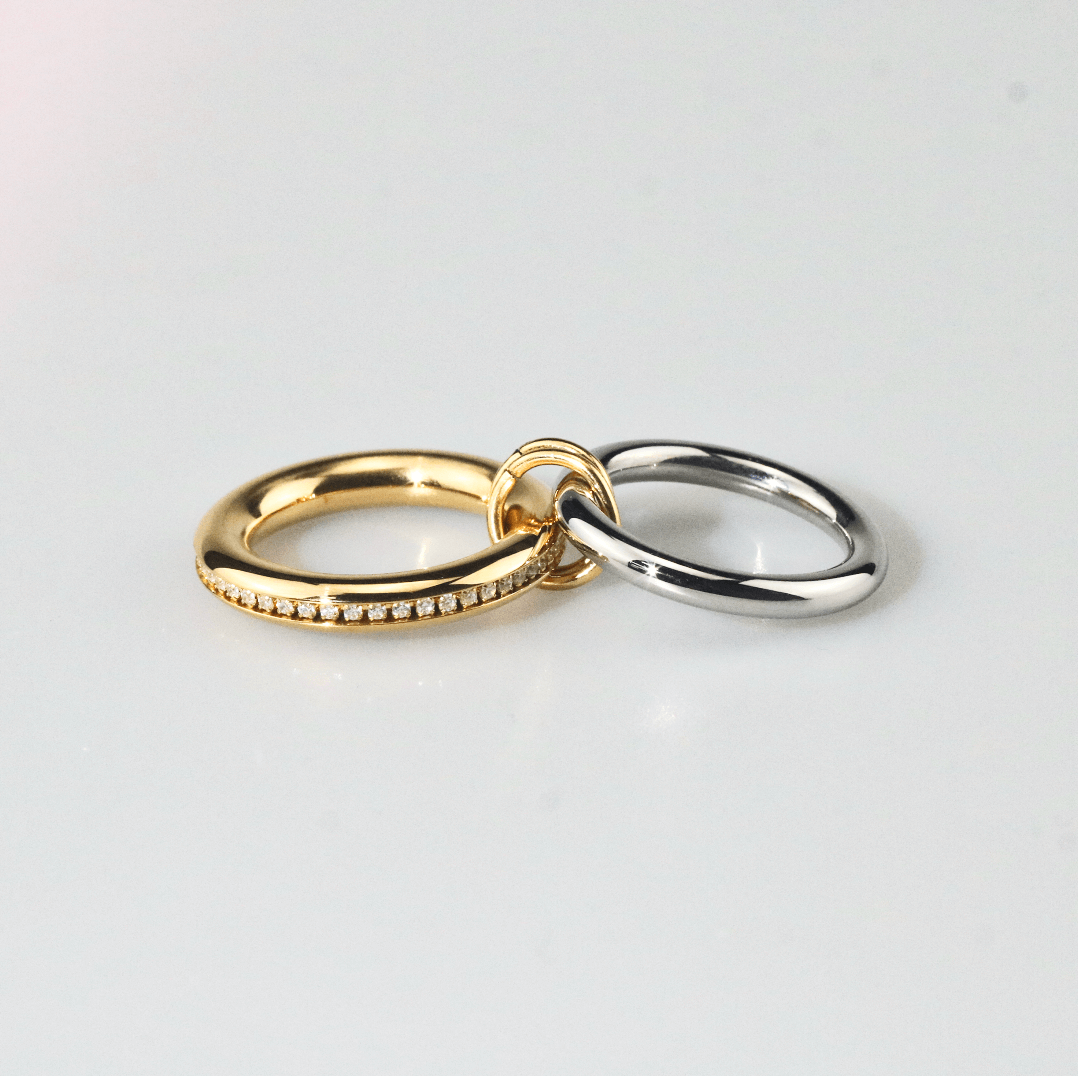 mixed metal ring