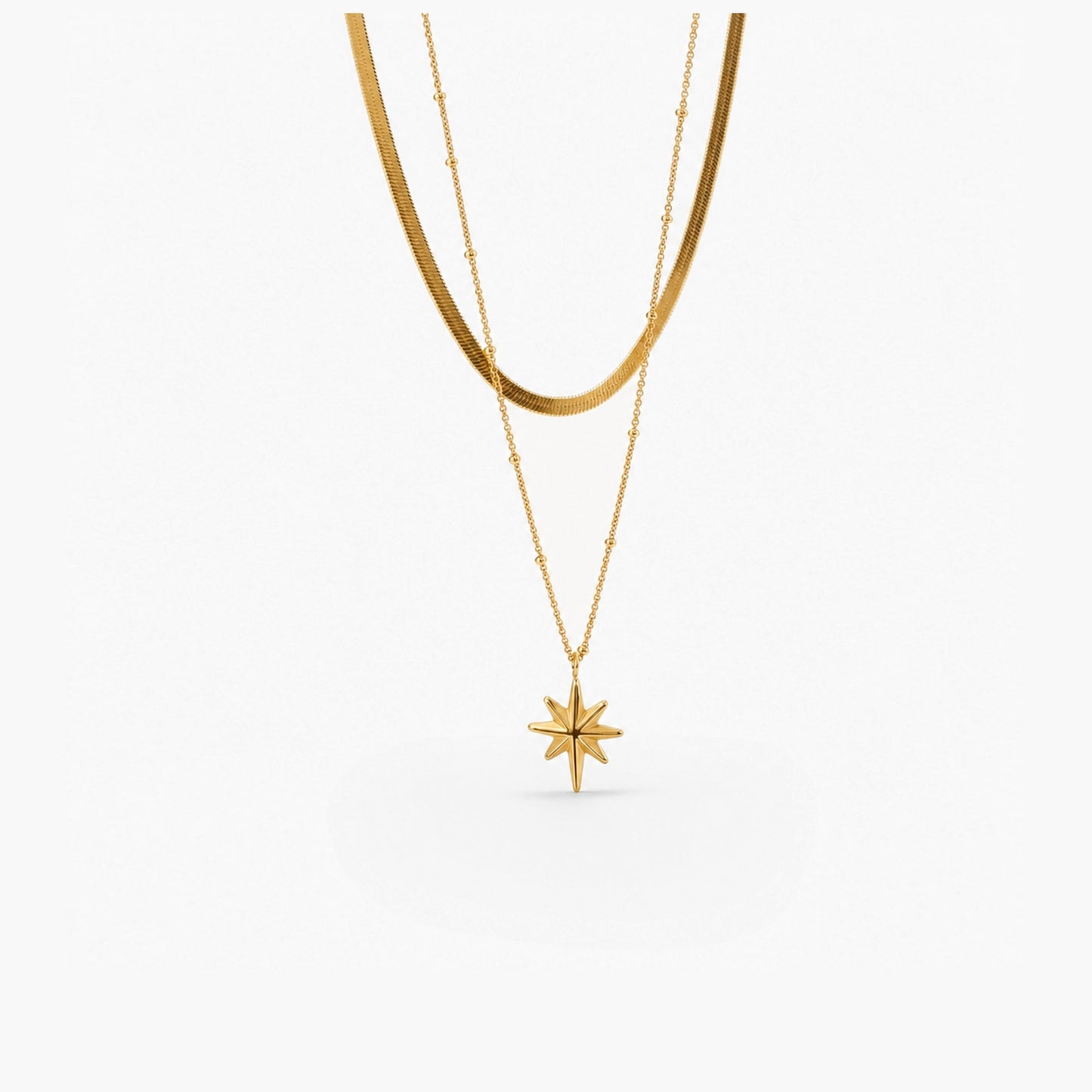 North Star Layered Necklace