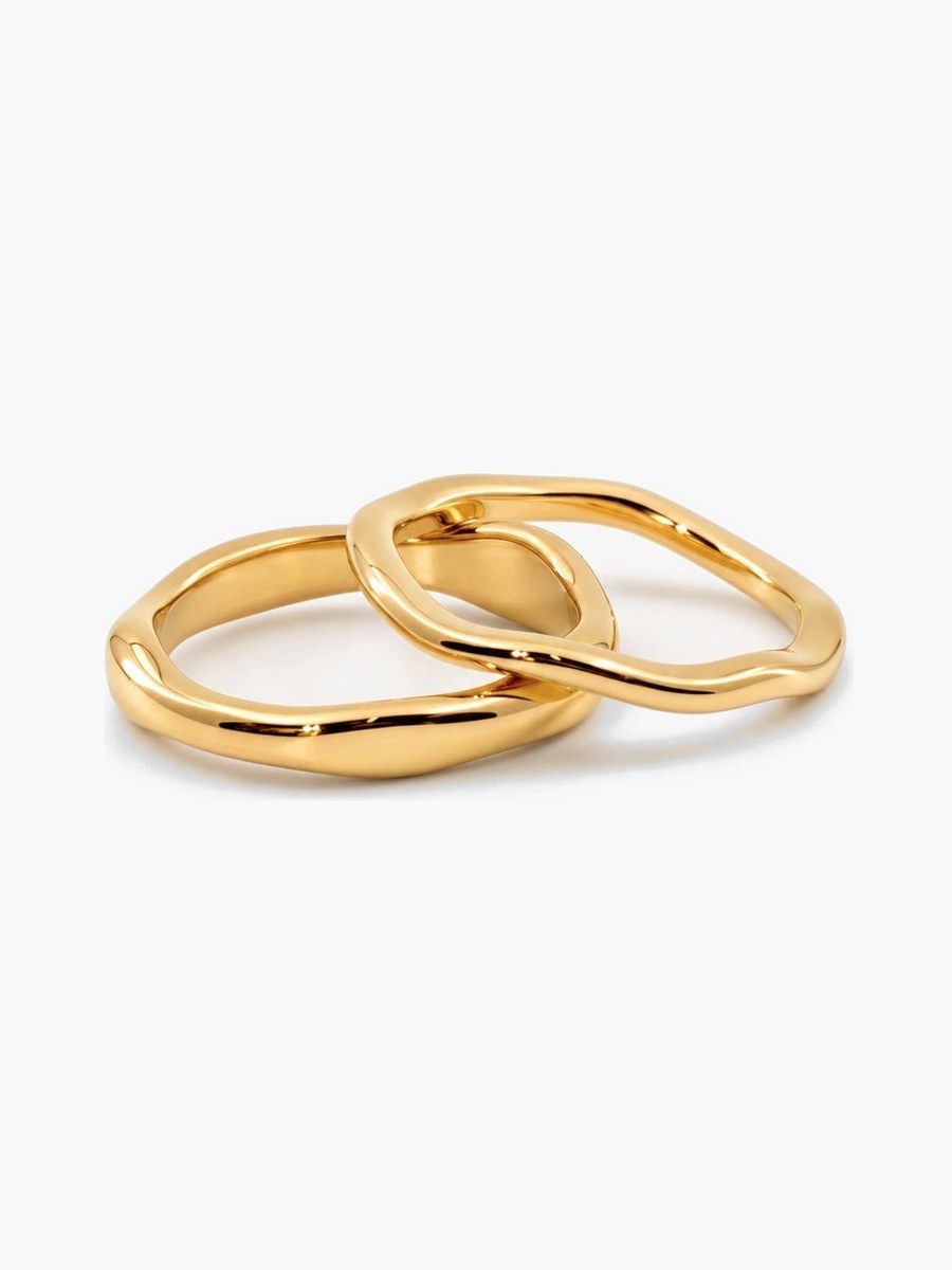 Gold-plated rings