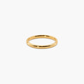 2mm Gold Stacker Ring - Wasserfest & Anlaufbeständig
