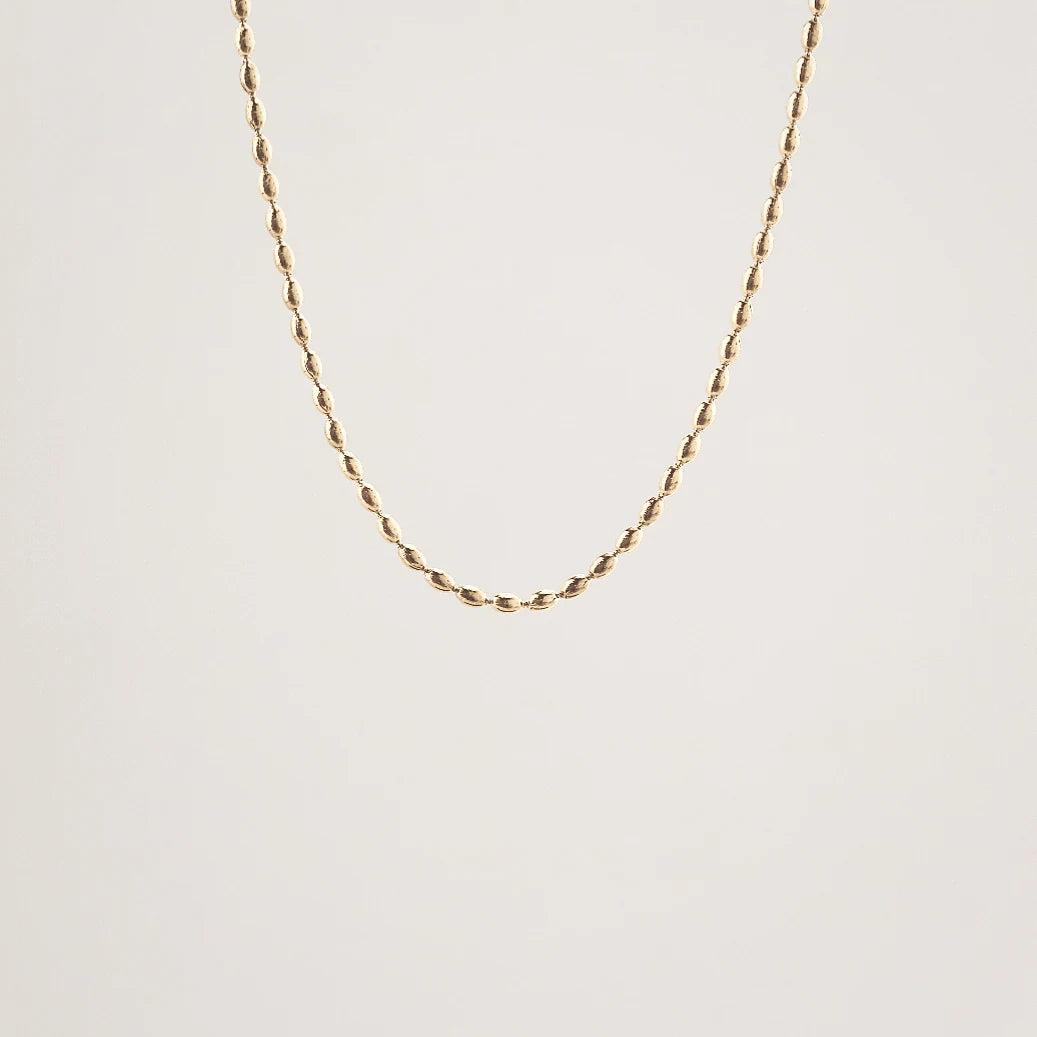 2mm Rice Bead Necklace