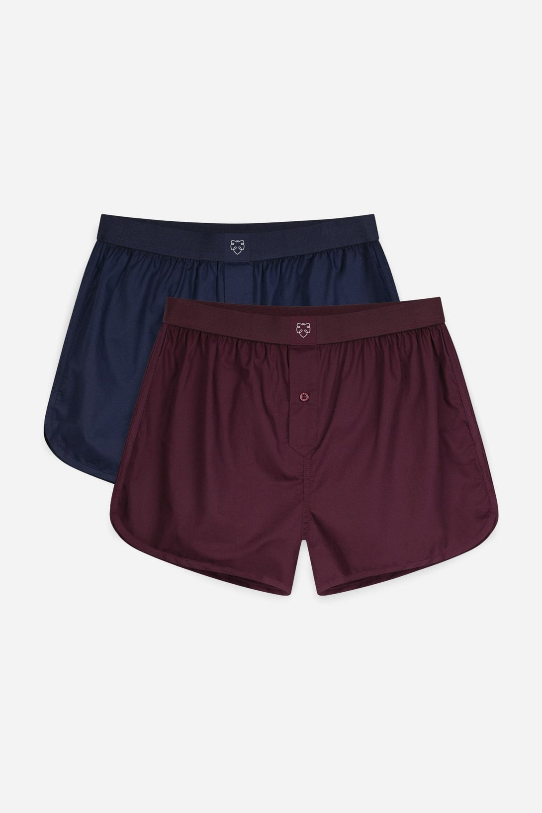 2x Solid Shorts - Stylr