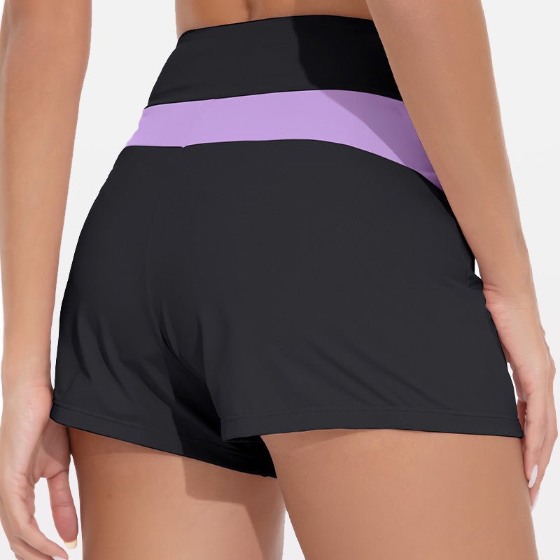 3" Wide Waistband Quick Dry Swim Shorts - Stylr