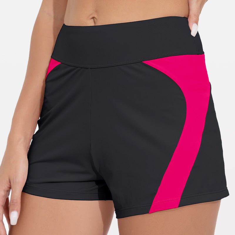 3" Wide Waistband Quick Dry Swim Shorts - Stylr