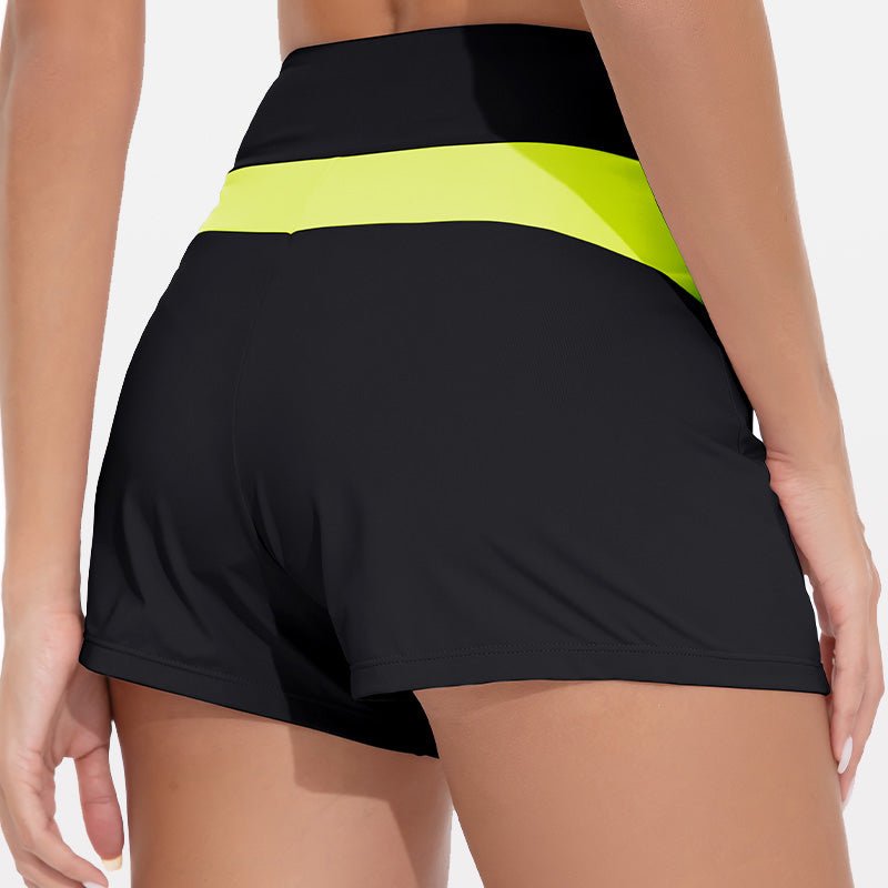 3" Wide Waistband Quick Dry Swim Shorts - Stylr