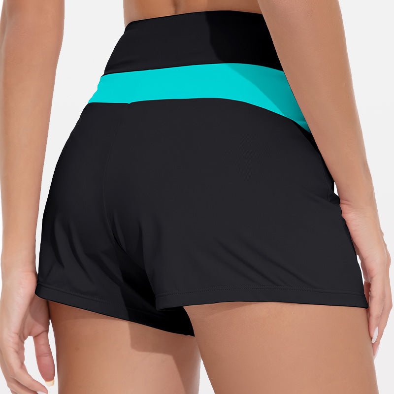 3" Wide Waistband Quick Dry Swim Shorts - Stylr