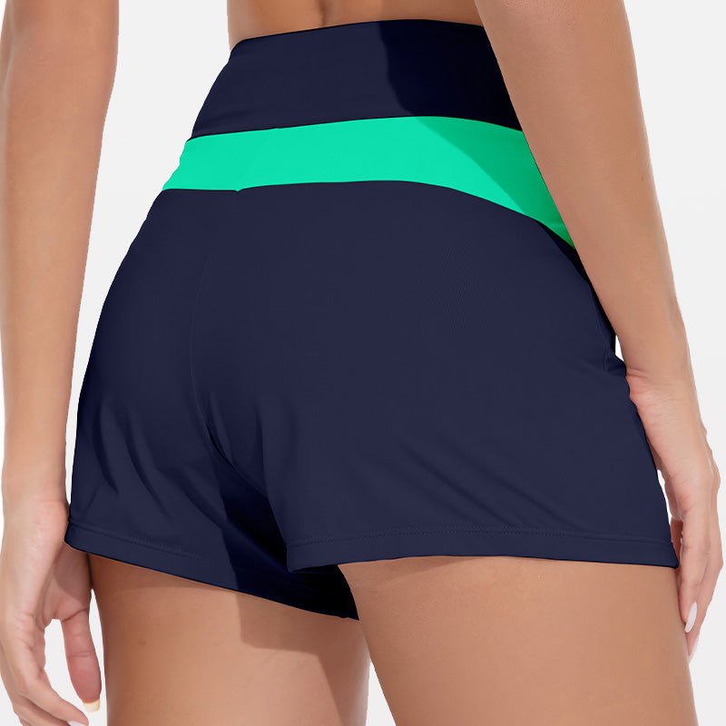 3" Wide Waistband Quick Dry Swim Shorts - Stylr