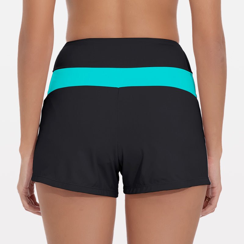 3" Wide Waistband Quick Dry Swim Shorts - Stylr