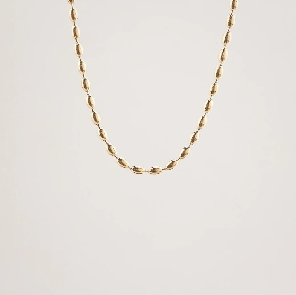 4mm Rice Bead Necklace