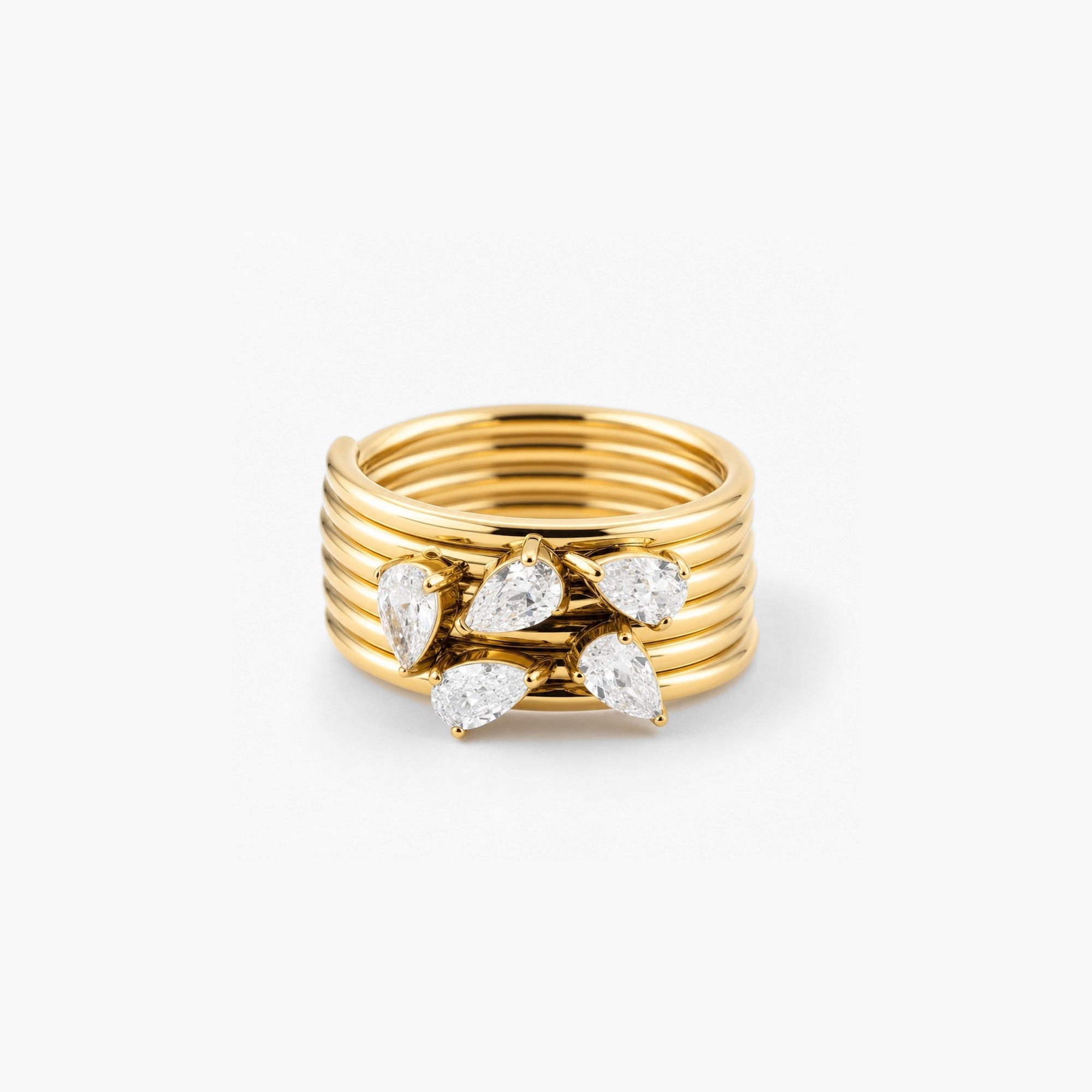 Pear Cluster Ring