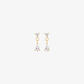 MEIDEYA JEWELRY AFTON TEARDROP CZ EARRINGS