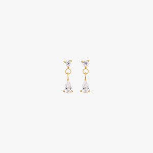 MEIDEYA JEWELRY AFTON TEARDROP CZ EARRINGS