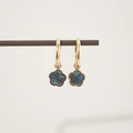 Abalone Hoop Earrings