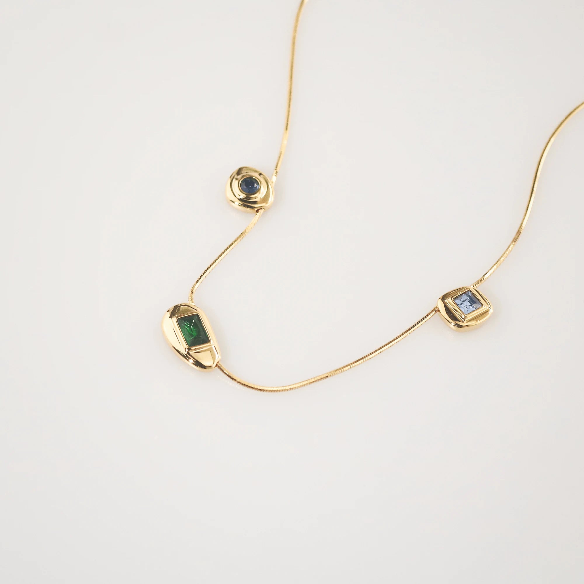 Amara Trio Stone Necklace