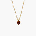 Heart Pendant Necklace — Waterproof Tarnish-Free Gold