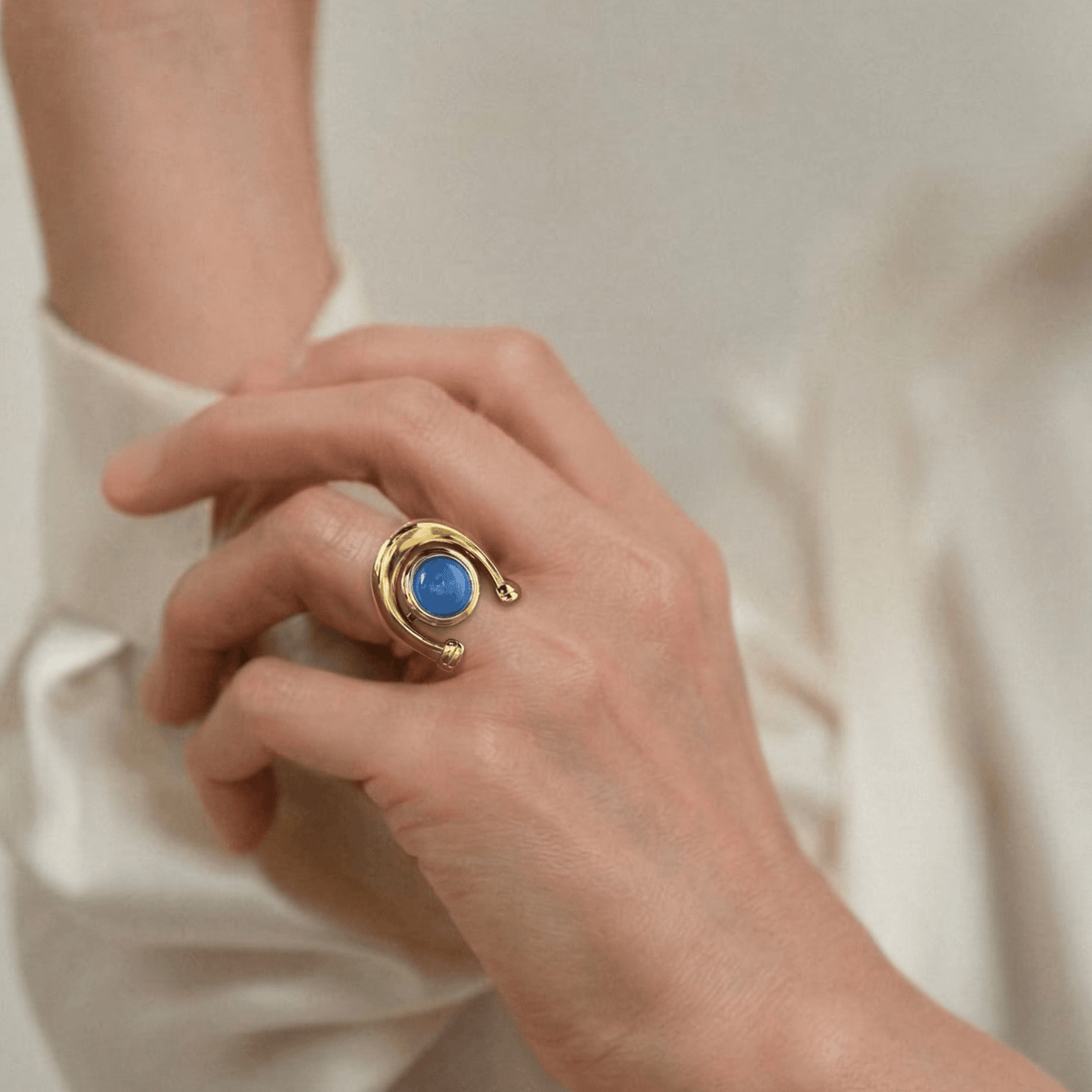 Arlo Blue Ring Set