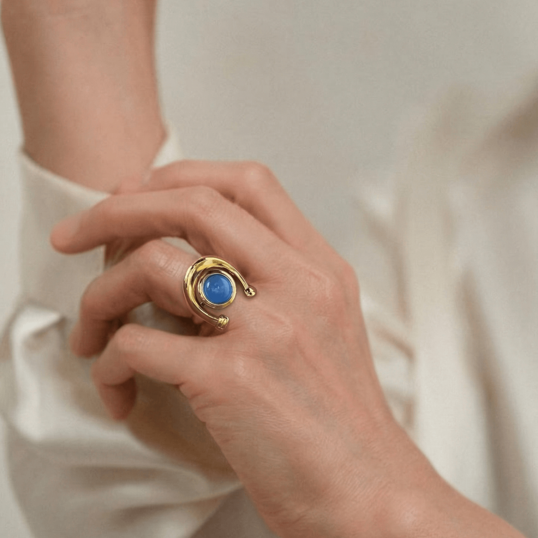 Arlo Blue Ring Set