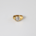 Athena Coin Signet Ring