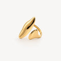 Open Ring — Waterproof Gold, Hypoallergenic 316L