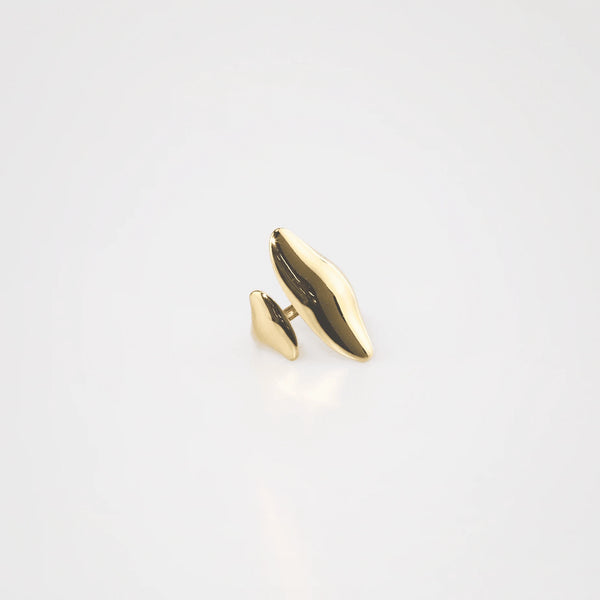 Waterproof Gold Open Ring - Hypoallergenic 316L