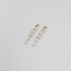 CZ Drop Earrings