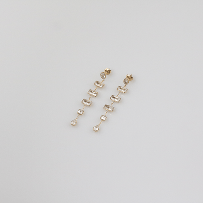 CZ Drop Earrings