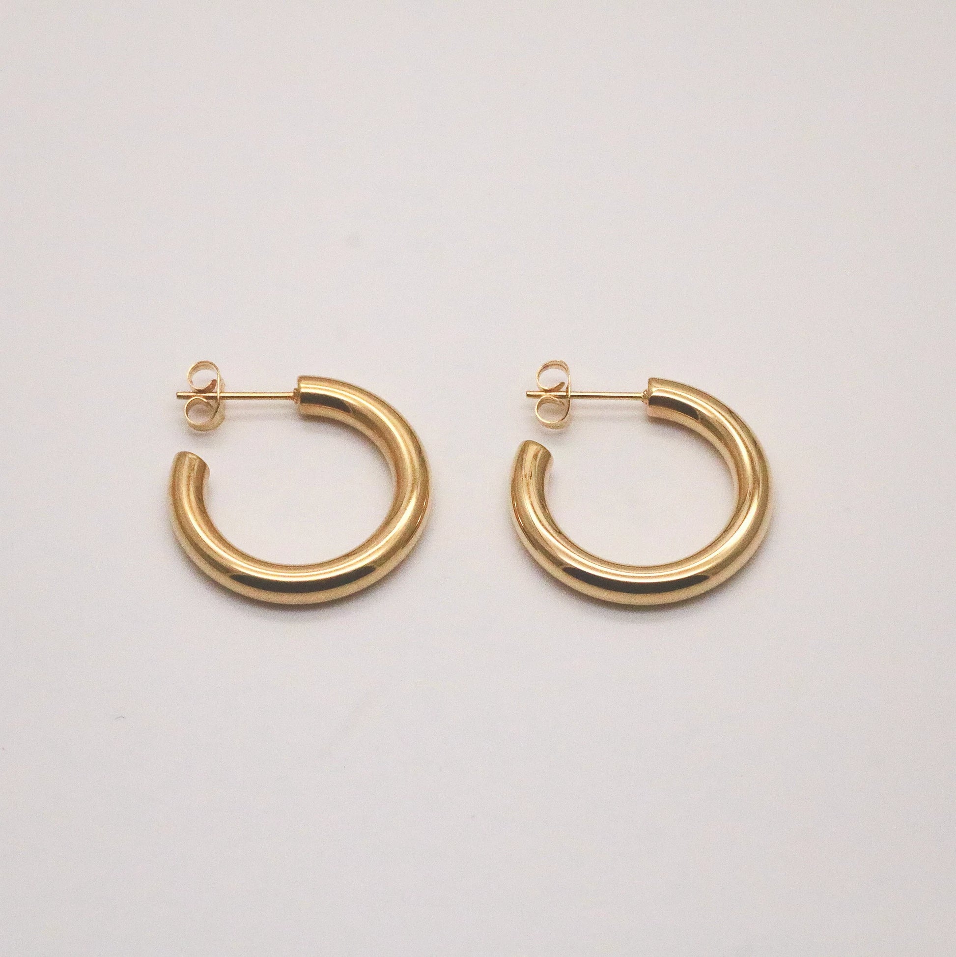 26mm gold hoop earrings