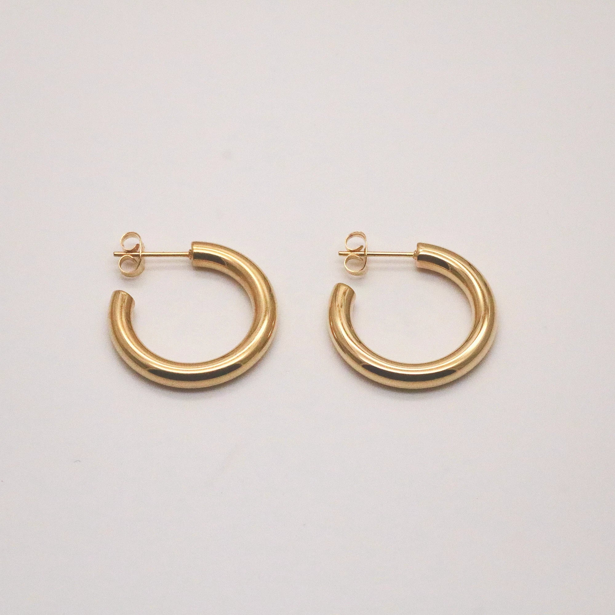26mm gold hoop earrings