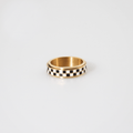 Checkerboard Fidget Ring