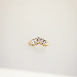 Meideya Jewelry Cluster Sparkling Ring