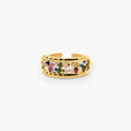 Crystal Bead Ring – Waterproof Tarnish-Free Stackable Ring