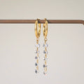 Meideya Jewelry Crystal chain drop earrings