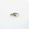 Dalmatian Double Band Ring - 18k Gold Plated Stainless Steel