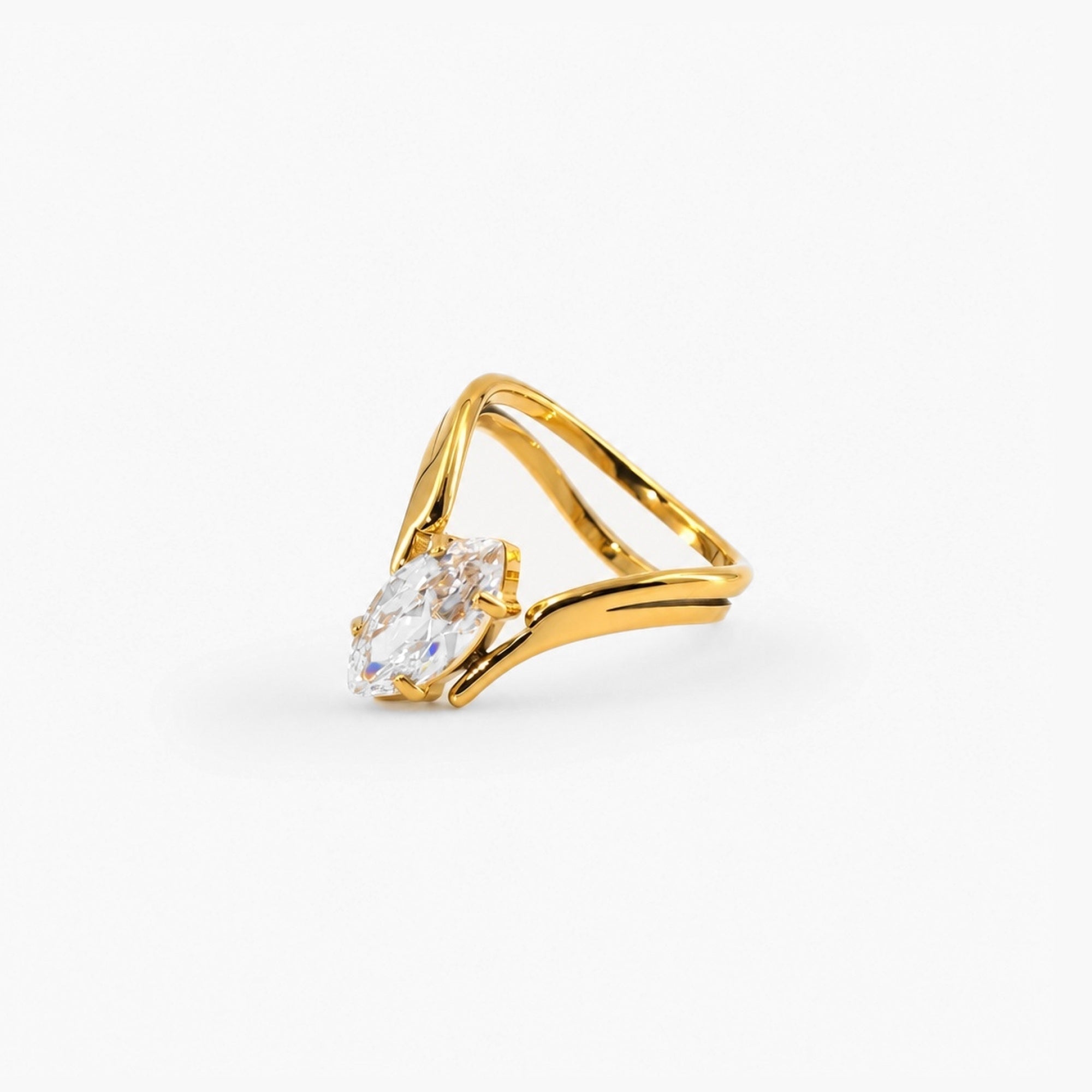 Embrace Marquise Ring