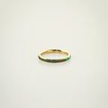 Emerald Slim Band Ring – 18K Gold Plated Stacker