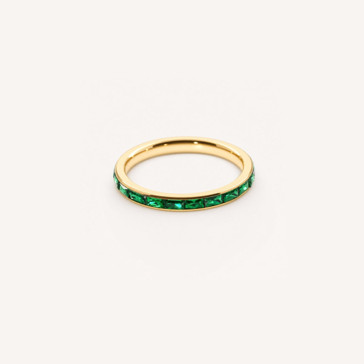 emerald ring gold