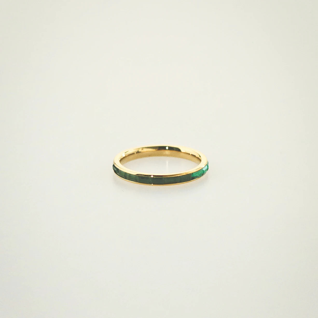 emerald ring gold