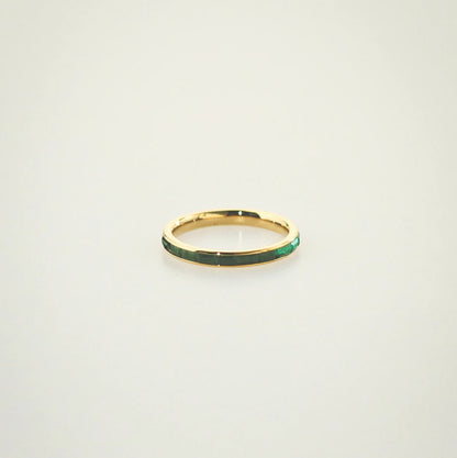 emerald ring gold