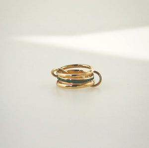 emerald ring gold