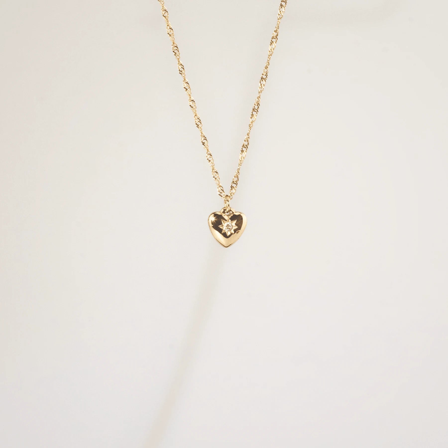 Encrust Heart Necklace 