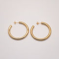 Chunky Large Hoops Gold
