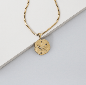 Flower Sand Dollar Necklace