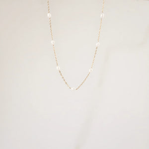 Freshwater Pearl Station Necklace
