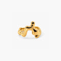 Sculpted Ring — Waterproof Gold Plated Stainless Steel