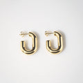 Meideya jewelry geo loop hoops